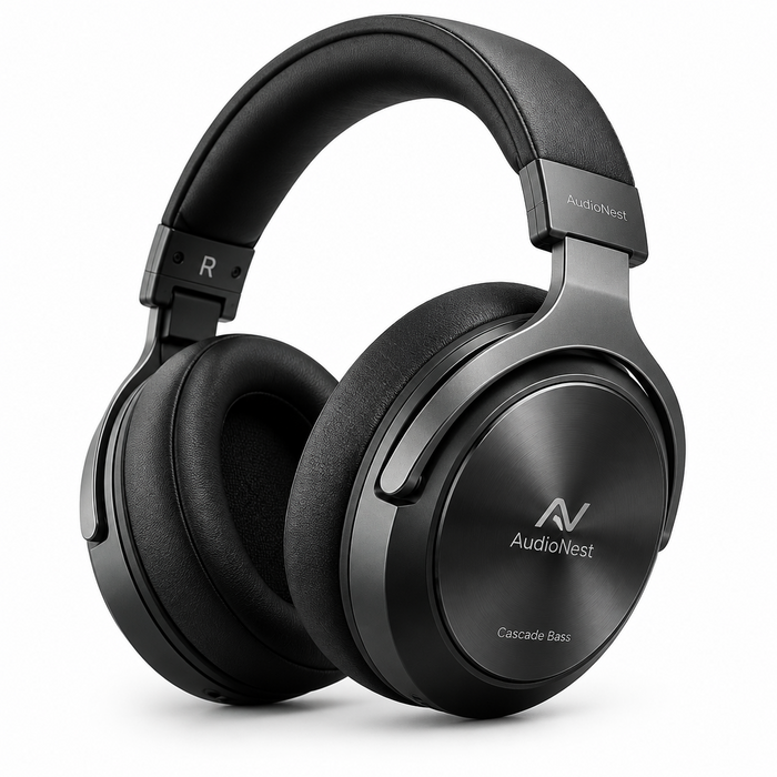 AudioNest Cascade Bass Over-Ear Headphones