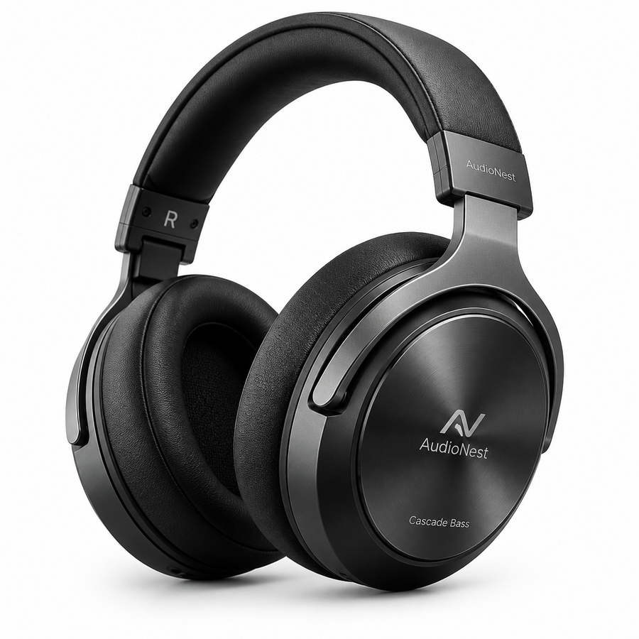 AudioNest Cascade Bass Over-Ear Headphones