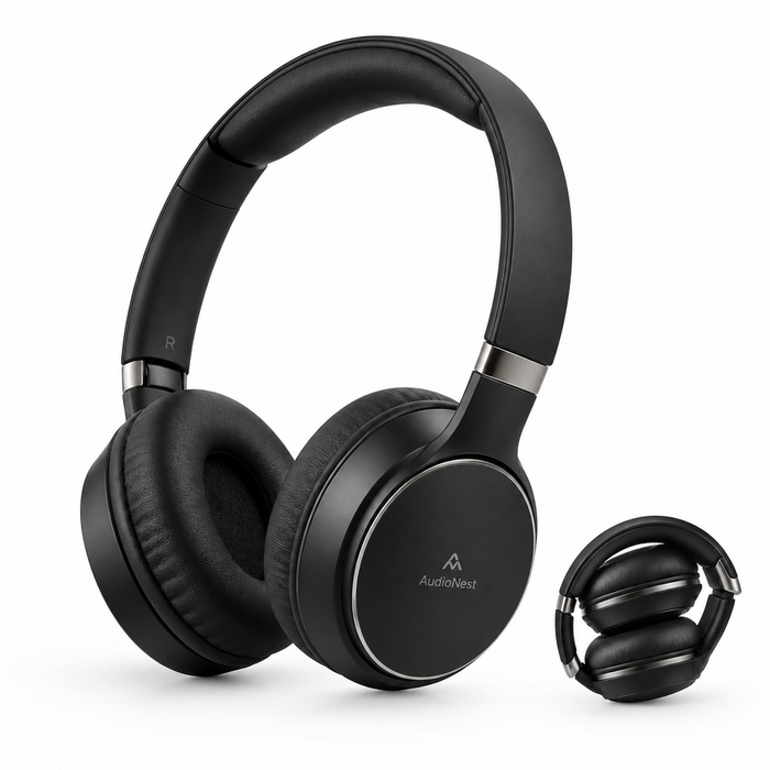 AudioNest Compact On-Ear Headphones
