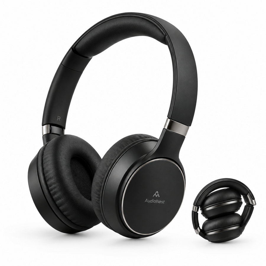 AudioNest Compact On-Ear Headphones