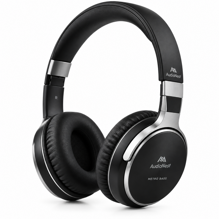 AudioNest Metro Bass On-Ear Headphones