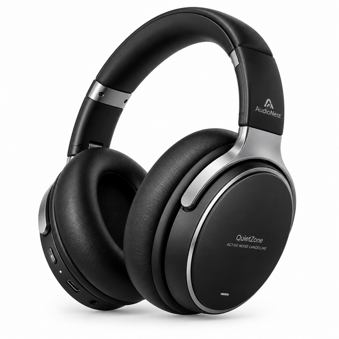 AudioNest QuietZone Wireless ANC Headphones