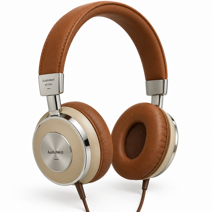 AudioNest Retro On-Ear Headphones